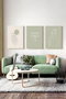 Wallity Artsycllct13 Conjunto de 3 Pinturas Decorativas Enmarcadas